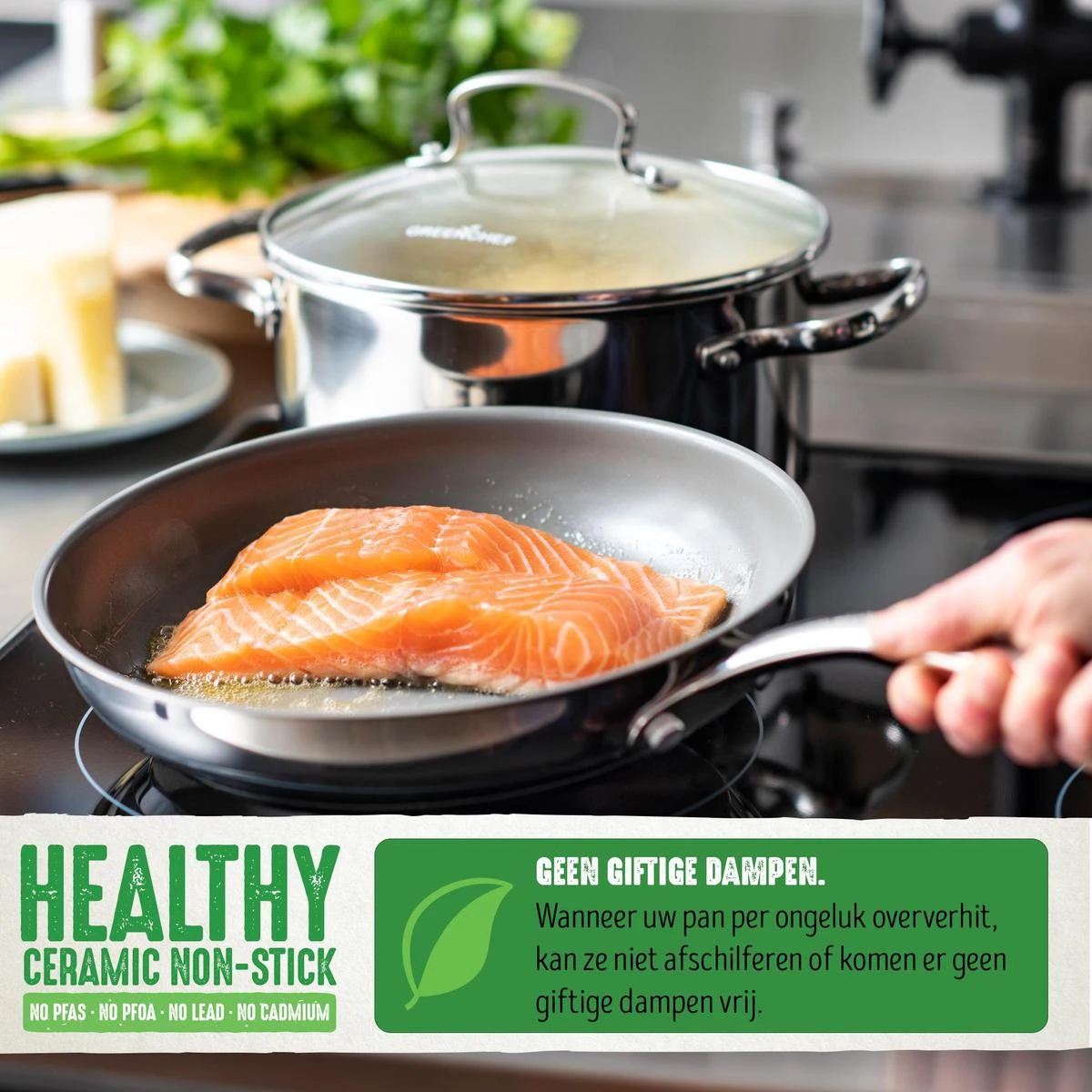 GreenChef Profile Plus Soeppan - 24 Cm - Inductie 7 GreenChef Profile Plus Soeppan - 24 Cm - Inductie - Afbeelding 5