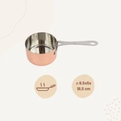 Orange85 Sauspan - Koper - 5x8,5cm - Staal -Kookpot Serie Winkel 1200x1200 1654