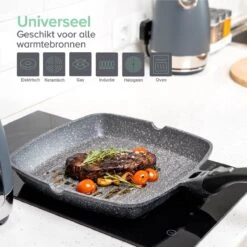 Coninx Grillpan 28CM - Steakpan - Afneembare Handgreep - PFAS-vrij - Grijs 13 Coninx Grillpan 28CM - Steakpan - Afneembare Handgreep - PFAS-vrij - Grijs -Kookpot Serie Winkel 1200x1200 200