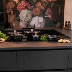 Herenthal Inductie Pannenset - Luxe 10-delige Koekenpanset - Voor Alle Warmtebronnen - Met Glazen Deksels En Koudgrepen - Zwart 16 Herenthal Inductie Pannenset - Luxe 10-delige Koekenpanset - Voor Alle Warmtebronnen - Met Glazen Deksels En Koudgrepen - Zwart -Kookpot Serie Winkel 1200x1200 249