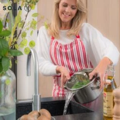 Sola Pannenset Juvia - 4 Delig - Ø 16,16,18,20 Cm - Zilver - RVS - Sandwichbodem -Kookpot Serie Winkel 1200x1200 290