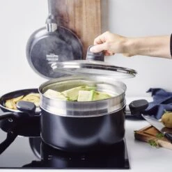 GreenPan Memphis Pannenset - 20-delig - Zwart - Inductie - PFAS-vrij -Kookpot Serie Winkel 1200x1200 301