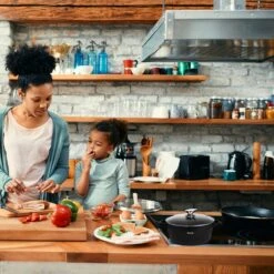 BIKO - Smile Pannen 8 Delige Pannenset - Braadpan - Zwart -Kookpot Serie Winkel 1200x1200 316