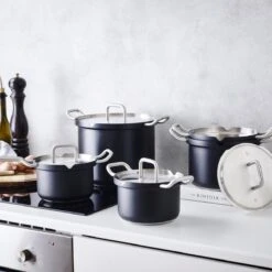 BK Q-linair Master Black Kookpannenset - 5-delig - Veilig Afgietsysteem - Inductie -Kookpot Serie Winkel 1200x1200 344