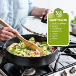 GreenPan Memphis Pannenset - 4-delig - Zwart - Inductie - PFAS-vrij -Kookpot Serie Winkel 1200x1200 358