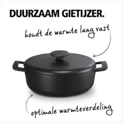 Brabantia The Dutch Braadpan - Matt Black - 28 Cm - Gietijzer 15 Brabantia The Dutch Braadpan - Matt Black - 28 Cm - Gietijzer -Kookpot Serie Winkel 1200x1200 408