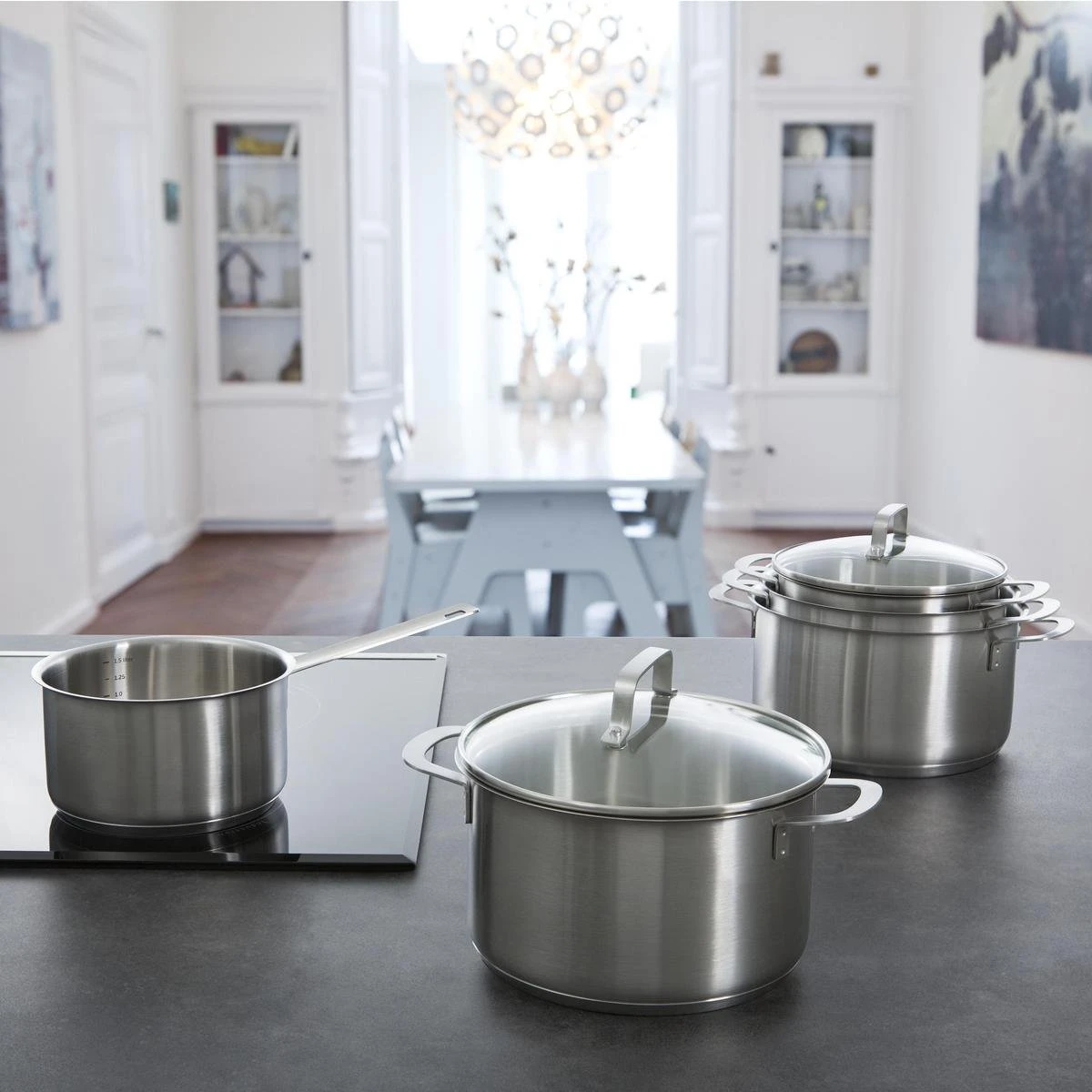 BK Bistro Pannenset - 5 Delig - Inductie 7 BK Bistro Pannenset - 5 Delig - Inductie - Afbeelding 5