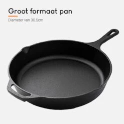 Ocina Gietijzeren Pan – ø30,5cm - Skillet - Koekenpan – Hapjespan – Koekenpan Inductie – Koekenpannenset - Gietijzeren Pan Bbq - Gietijzer 12 Ocina Gietijzeren Pan – ø30,5cm - Skillet - Koekenpan – Hapjespan – Koekenpan Inductie – Koekenpannenset - Gietijzeren Pan Bbq - Gietijzer -Kookpot Serie Winkel 1200x1200 427