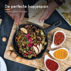 Ocina Gietijzeren Pan – ø30,5cm - Skillet - Koekenpan – Hapjespan – Koekenpan Inductie – Koekenpannenset - Gietijzeren Pan Bbq - Gietijzer 18 Ocina Gietijzeren Pan – ø30,5cm - Skillet - Koekenpan – Hapjespan – Koekenpan Inductie – Koekenpannenset - Gietijzeren Pan Bbq - Gietijzer -Kookpot Serie Winkel 1200x1200 433