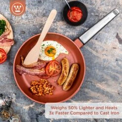 Westinghouse Performance Series - Koekenpan Inductie 28cm - Oven Geschikt - Rood - Geschikt Voor Alle Warmtebronnen -Kookpot Serie Winkel 1200x1200 440