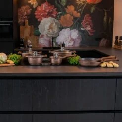 Herenthal Inductie Pannenset- Luxe 10-delige Koekenpannenset - Voor Alle Warmtebronnen - Met Glazen Deksels - Koper -Kookpot Serie Winkel 1200x1200 49