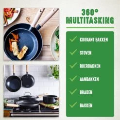 GreenChef Vintage Koekenpan 28cm - Zwart - Inductie - PFAS-vrij 16 GreenChef Vintage Koekenpan 28cm - Zwart - Inductie - PFAS-vrij -Kookpot Serie Winkel 1200x1200 509