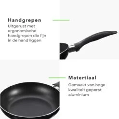 Cheqo® PRO 3-Delige Koekenpannenset - Koekenpan Set - Pannenset - Geperst Aluminium - Geschikt Voor Gas, Elektrisch, Keramisch, Halogeen Koken 9 Cheqo® PRO 3-Delige Koekenpannenset - Koekenpan Set - Pannenset - Geperst Aluminium - Geschikt Voor Gas, Elektrisch, Keramisch, Halogeen Koken -Kookpot Serie Winkel 1200x1200 525