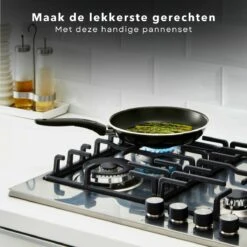 Cheqo® PRO 3-Delige Koekenpannenset - Koekenpan Set - Pannenset - Geperst Aluminium - Geschikt Voor Gas, Elektrisch, Keramisch, Halogeen Koken 11 Cheqo® PRO 3-Delige Koekenpannenset - Koekenpan Set - Pannenset - Geperst Aluminium - Geschikt Voor Gas, Elektrisch, Keramisch, Halogeen Koken -Kookpot Serie Winkel 1200x1200 527