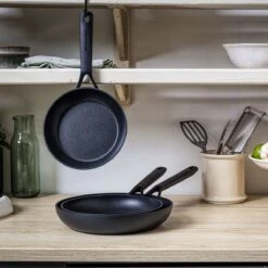 KitchenAid Classic Aluminium Koekenpannenset 3-delig ø20+24+28cm - Zwart - Inductie -Kookpot Serie Winkel 1200x1200 541