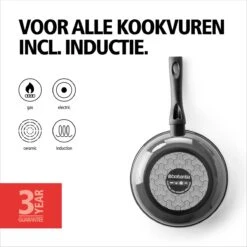 BRABANTIA LIVING Koekenpan - Ø 20 Cm - Antiaanbak - Inductie - Zwart 9 BRABANTIA LIVING Koekenpan - Ø 20 Cm - Antiaanbak - Inductie - Zwart -Kookpot Serie Winkel 1200x1200 563