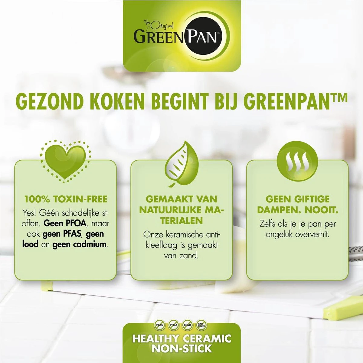 GreenPan Memphis Keramische Koekenpannenset - Ø24 + Ø28 Cm - PFAS-vrij 22 GreenPan Memphis Keramische Koekenpannenset - Ø24 + Ø28 Cm - PFAS-vrij - Afbeelding 20