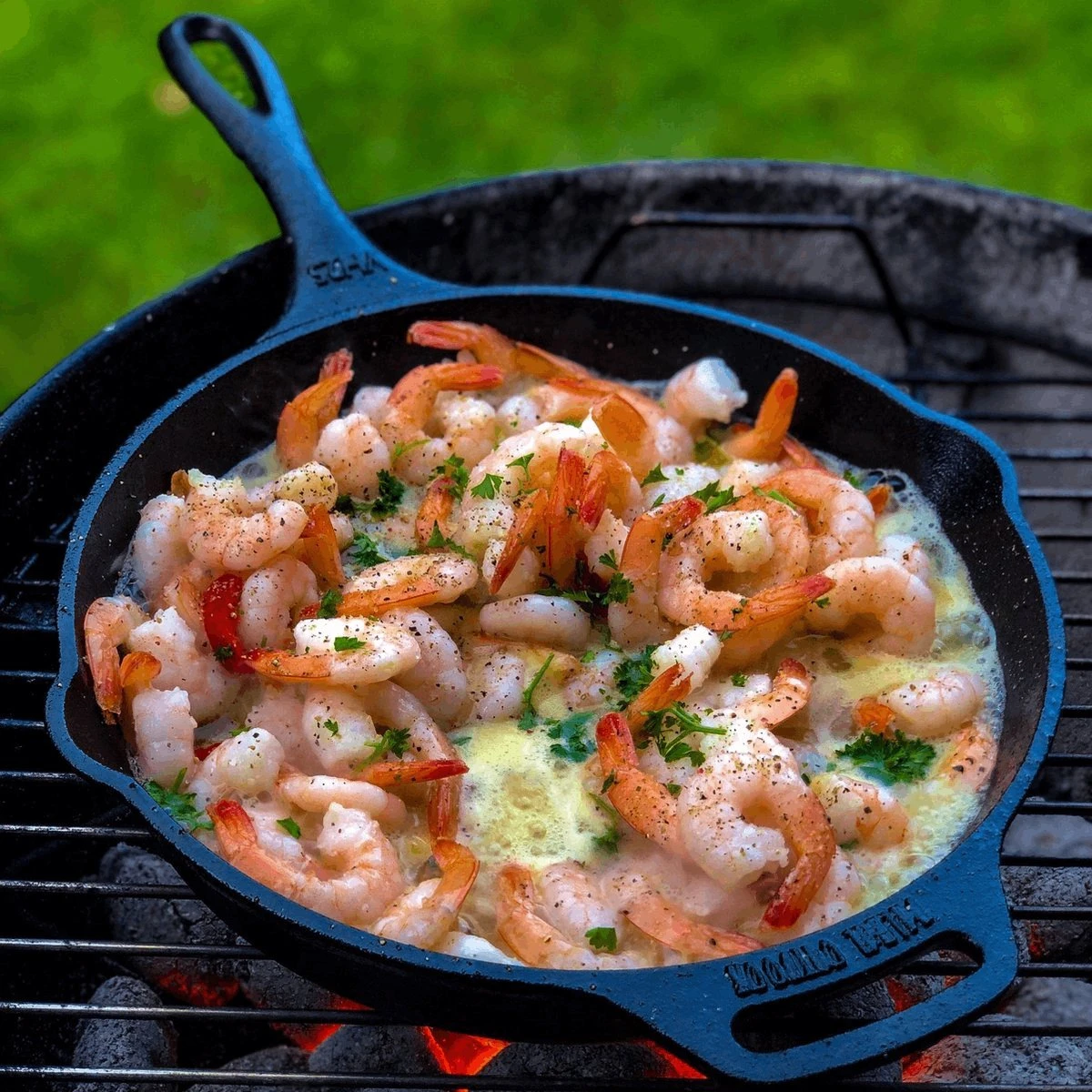 Valhal Outdoor Skillet / Koekenpan Met Steel - Gietijzer, Diameter 30cm - VH30 6 Valhal Outdoor Skillet / Koekenpan Met Steel - Gietijzer, Diameter 30cm - VH30 - Afbeelding 4