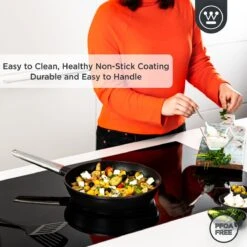 Westinghouse Performance Series - Koekenpan Inductie 28cm - Zwart - Geschikt Voor Alle Warmtebronnen Inclusief Inductie En Ovenbestendig -Kookpot Serie Winkel 1200x1200 628