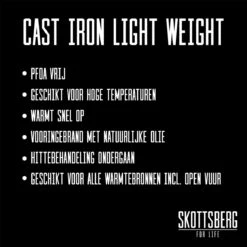 Skottsberg Koekenpan Cast Iron 28 Cm Gietijzer 12 Skottsberg Koekenpan Cast Iron 28 Cm Gietijzer -Kookpot Serie Winkel 1200x1200 634