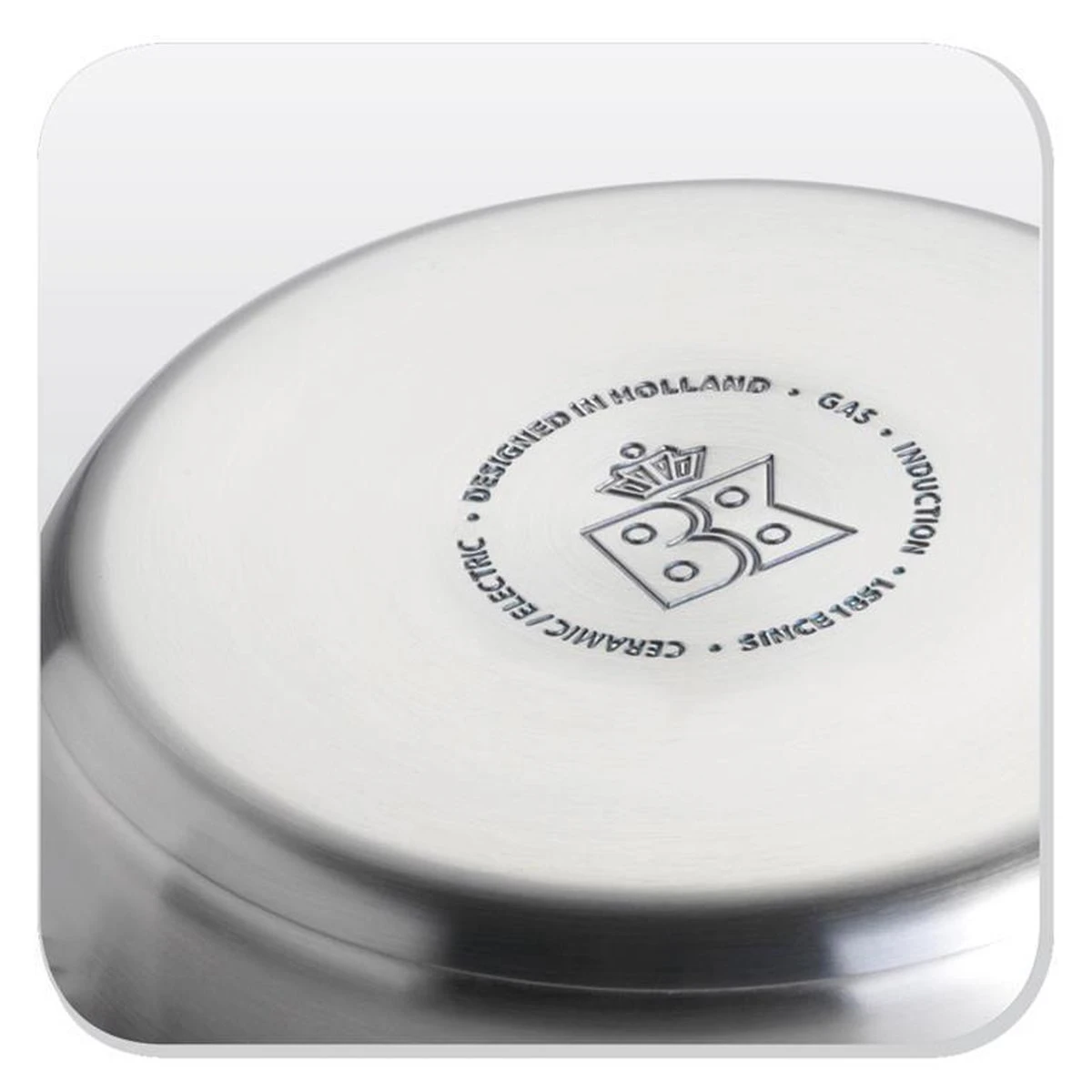 BK Conical Cool Pannenset - 4-delig - RVS – Geschikt Voor Alle Warmtebronnen 9 BK Conical Cool Pannenset - 4-delig - RVS – Geschikt Voor Alle Warmtebronnen - Afbeelding 7