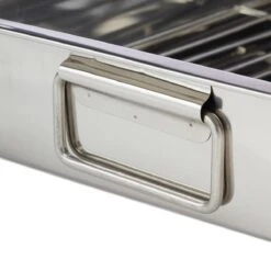 Relaxdays Braadslede Met Rooster - Edelstaal - Ovenschaal - Braadpan - Braadslee - Zilver - L -Kookpot Serie Winkel 1200x1200 800