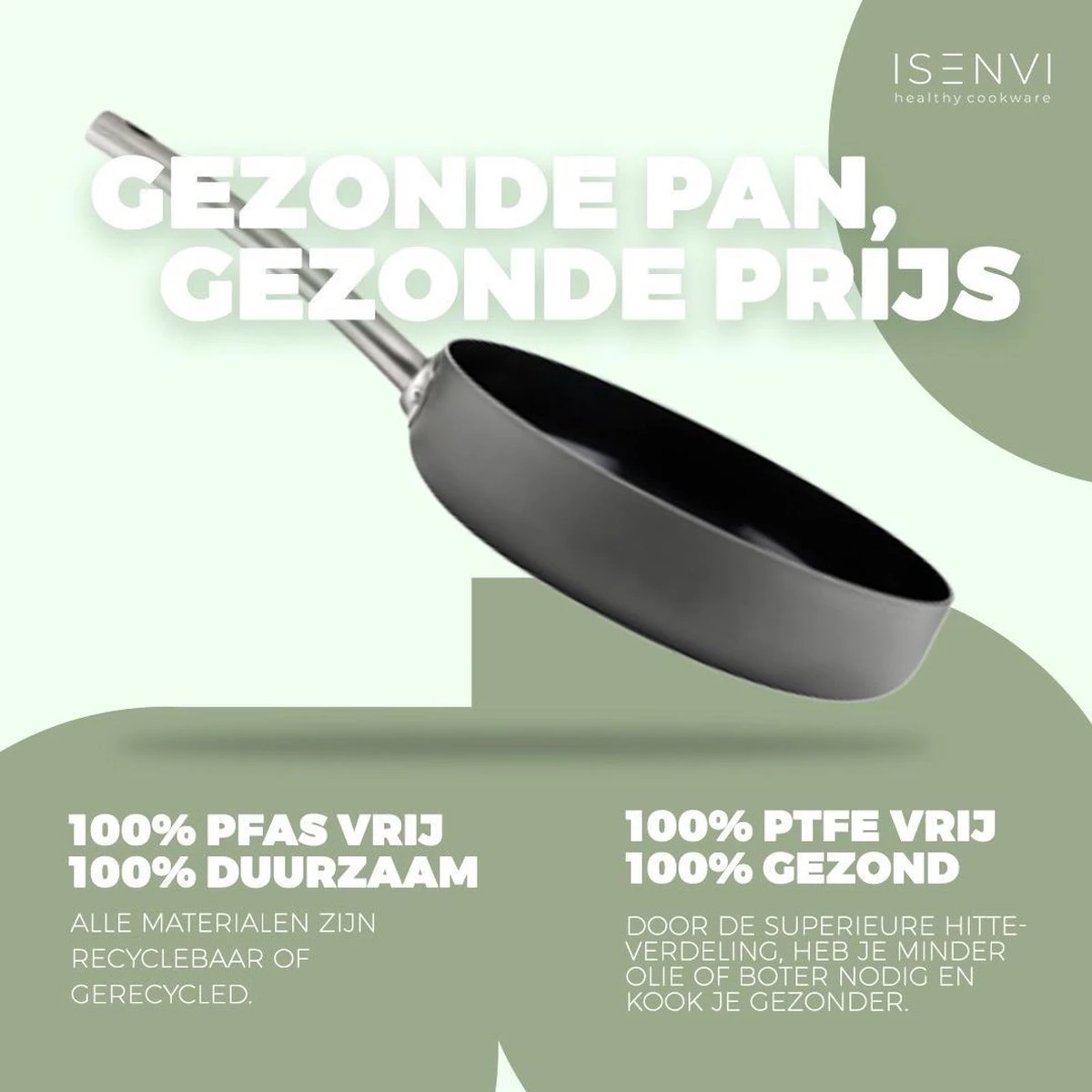 ISENVI Avon Chef Culinair Set - Pannenset 9 Delig - Ergo Grepen 6 ISENVI Avon Chef Culinair Set - Pannenset 9 Delig - Ergo Grepen - Afbeelding 4