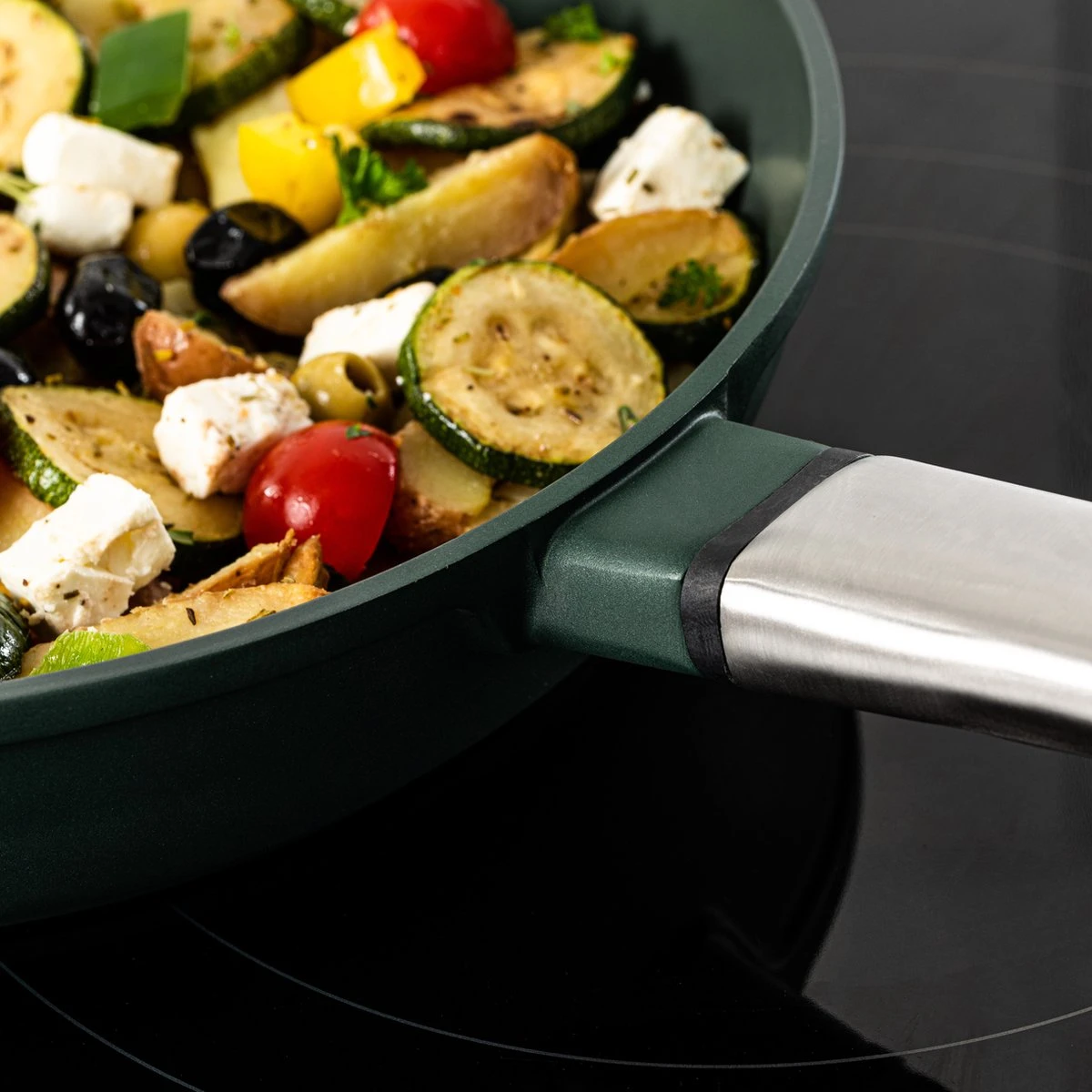 Westinghouse Performance Series - 12-delige Pannenset - Groen - 8 Pannen - Complete Pannenset - Geschikt Inductie En Alle Andere Warmtebronnen 9 Westinghouse Performance Series - 12-delige Pannenset - Groen - 8 Pannen - Complete Pannenset - Geschikt Inductie En Alle Andere Warmtebronnen - Afbeelding 7