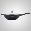 Royalty Line Marble Coating Wokpan - Met Glazen Deksel - Zwart - 32 Cm -Kookpot Serie Winkel 1200x1200 926