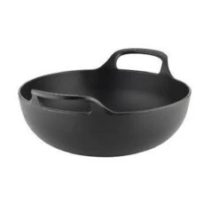 Le Creuset Wokpan / Balti Dish - Mat Zwart - ø 24 Cm / 2.7 Liter - Geëmailleerde Anti-aanbaklaag -Kookpot Serie Winkel 1200x1200 974