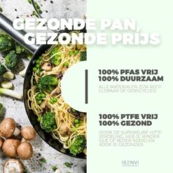 ISENVI Avon Keramische Wok Met Deksel 36 CM - Ergo Greep -Kookpot Serie Winkel 1200x1200 990