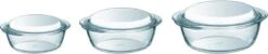 Pyrex Optimum Ovenschalenset 1,4 L - 2,1 L - 3 L - 21 X 18 X 8 Cm - 24 X 20 X 10 Cm - 27 X 23 X 11 Cm -Kookpot Serie Winkel 1200x241 1