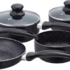 Herzberg HG-5003BK: 8 Pieces Marble Cookware Set - Black -Kookpot Serie Winkel 1200x447 2