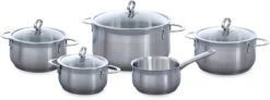BK Excellent Pannenset - 5-delig - RVS - Inductie 29 BK Excellent Pannenset - 5-delig - RVS - Inductie -Kookpot Serie Winkel 1200x447