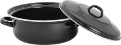 Lite-Body - Emaille - Magnus Braadpan 24cm/2,5l Met Deksel - Zwart - Inductie 7 Lite-Body - Emaille - Magnus Braadpan 24cm/2,5l Met Deksel - Zwart - Inductie -Kookpot Serie Winkel 1200x452 4
