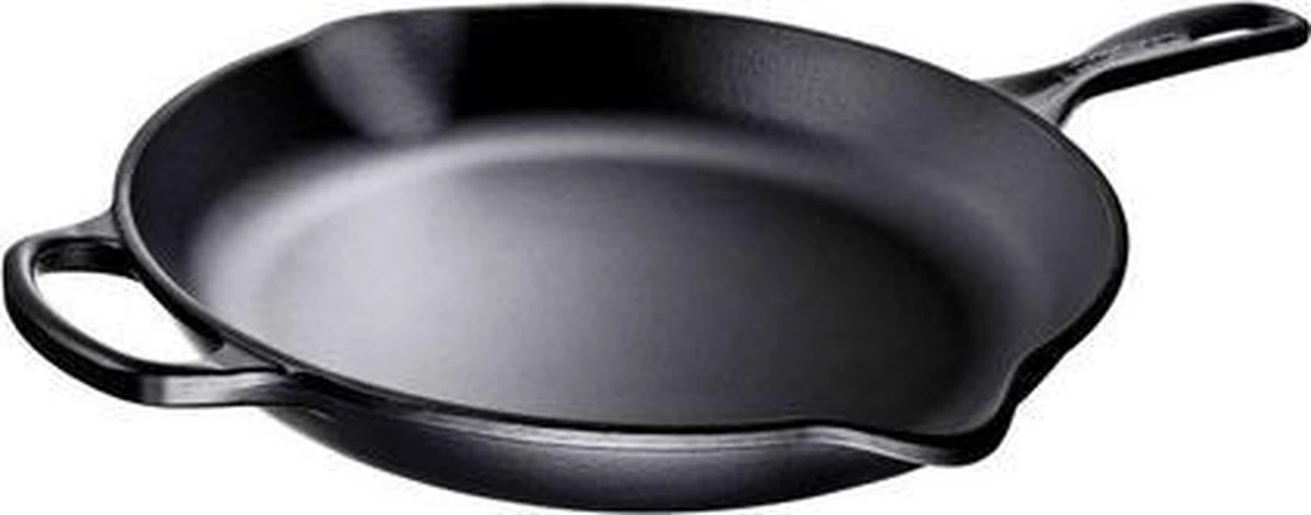 Le Creuset - Gietijzeren Ronde Skillet In Mat Zwart 23cm 6 Le Creuset - Gietijzeren Ronde Skillet In Mat Zwart 23cm - Afbeelding 4