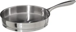 4goodz Dubbelwandige RVS Hapjespan Met Deksel 28 Cm - Zilver -Kookpot Serie Winkel 1200x501