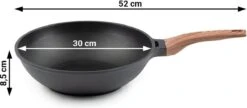 Rosmarino Black Line - Wokpan - Ø30cm - 100% PFAS & PFOA Vrij - Gegoten Aluminium - Non-stick Minerale Coating - Ergonomische Handgreep - Geschikt Voor Alle Warmtebronnen & Vaatwasser 18 Rosmarino Black Line - Wokpan - Ø30cm - 100% PFAS & PFOA Vrij - Gegoten Aluminium - Non-stick Minerale Coating - Ergonomische Handgreep - Geschikt Voor Alle Warmtebronnen & Vaatwasser -Kookpot Serie Winkel 1200x525 2