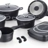 Royalty Line Inductie Panneset - 15-Delig Koekenpannenset - Kookpotten - Koekenpannen - Pannen Met Glazen Deksels En Afneembare Koudgrepen - Pannenset Met Dubbel Grillpan - Voor Alle Warmtebronne - Oven-Ready - PFAS-Vrij - Zwart 1 Royalty Line Inductie Panneset - 15-Delig Koekenpannenset - Kookpotten - Koekenpannen - Pannen Met Glazen Deksels En Afneembare Koudgrepen - Pannenset Met Dubbel Grillpan - Voor Alle Warmtebronne - Oven-Ready - PFAS-Vrij - Zwart -Kookpot Serie Winkel 1200x550 1