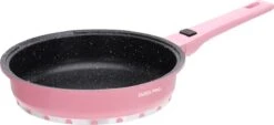 Swiss Pro+ | Set 14 Delige Pannenset | Inductie - Pannensets - Glazen Deksel - Met Afneembare Handgreep - Marmeren Interieur -PFAS-vrij | Pink -Kookpot Serie Winkel 1200x551