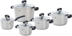 BK Conical Cool Pannenset - 5-delig - RVS - Geschikt Voor Alle Warmtebronnen 33 BK Conical Cool Pannenset - 5-delig - RVS - Geschikt Voor Alle Warmtebronnen -Kookpot Serie Winkel 1200x608 1