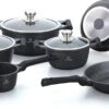 Herenthal Inductie Pannenset - Luxe 10-delige Koekenpanset - Voor Alle Warmtebronnen - Met Glazen Deksels En Koudgrepen - Zwart -Kookpot Serie Winkel 1200x613 1