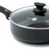 GreenPan Cambridge Hapjespan Met Deksel 24cm - Zwart - Inductie - PFAS-vrij -Kookpot Serie Winkel 1200x621 6