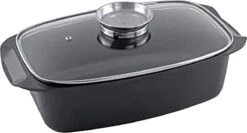 Alpina - Braadslede - Braadpan - Met Glazen Deksel - Aromaknop - 5,5 Liter - Zwart -Kookpot Serie Winkel 1200x647 6