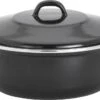 Lite-Body - Emaille - Magnus Braadpan 28cm/3,5l Met Deksel - Inductie - Zwart -Kookpot Serie Winkel 1200x652 7