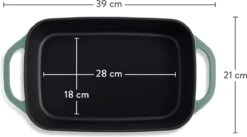 Springlane Gietijzer Ovenschaal Mint - 39,2 X 21,2 Cm, 4 L 14 Springlane Gietijzer Ovenschaal Mint - 39,2 X 21,2 Cm, 4 L -Kookpot Serie Winkel 1200x665 6