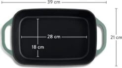 Springlane Gietijzer Ovenschaal Mint - 39,2 X 21,2 Cm, 4 L 20 Springlane Gietijzer Ovenschaal Mint - 39,2 X 21,2 Cm, 4 L -Kookpot Serie Winkel 1200x666 11