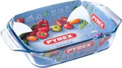 Pyrex Ovenschaal Rechthoek - Met Grepen - Borosilicaatglas - 1,4 Liter - Transparant -Kookpot Serie Winkel 1200x666 12