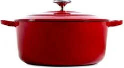 BK Bourgogne Braadpan Ø 20 Cm - Rood - Gietijzer - Inductie 27 BK Bourgogne Braadpan Ø 20 Cm - Rood - Gietijzer - Inductie -Kookpot Serie Winkel 1200x666 8