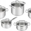 Tefal Duetto+ Pannenset -10 Delig- 5 Pannen - Kookpannenset - Zilver - Afdruipdeksels -Kookpot Serie Winkel 1200x675 2